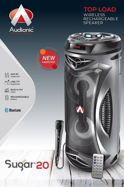 Audionic Sugar 20 Speaker with Microphone.