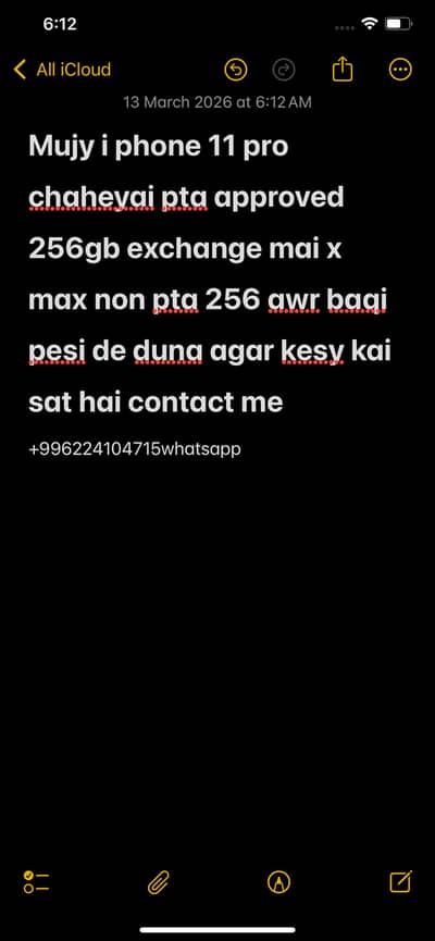 11 pro need pra appoved 256gb