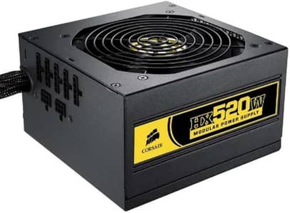 Corsair HX520 520W 80+ Modular Gaming PC Power Supply – 100% Working