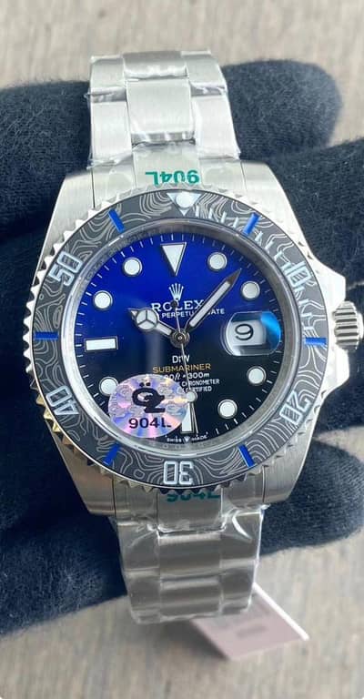 ROLEX Men's luxury swiss made diw watch - submariner automatic