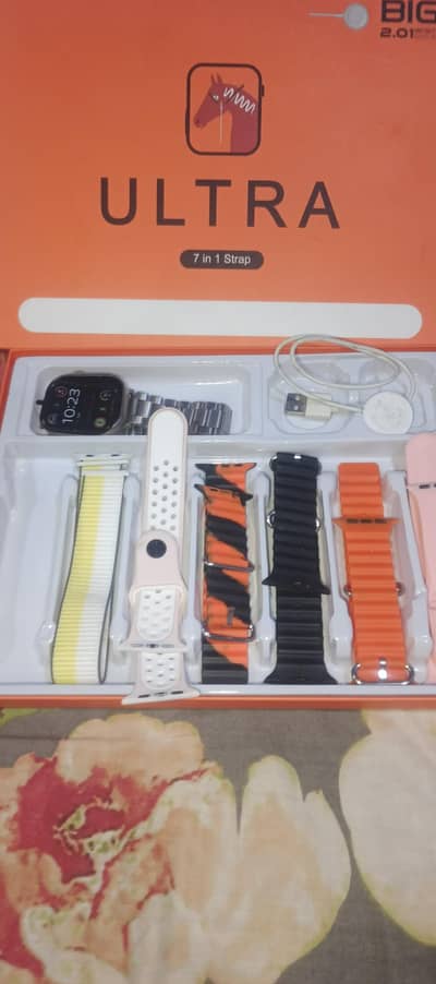 used excellent magnetic charger 5 strap watch