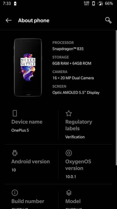 OnePlus5 A5000 :6gb /64gb