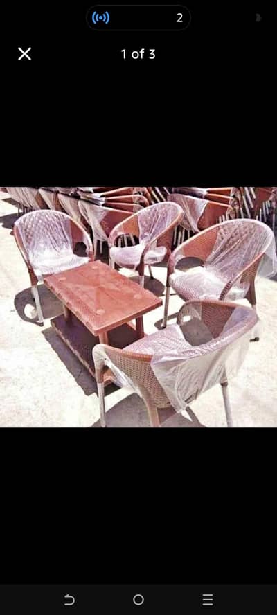 plastic chairs table set 5 in 1