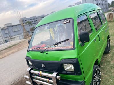 Suzuki bolan green 2015 model Punjab No check in Rawalpindi