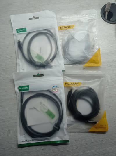 Ugreen Type C Cable, Baseus Type C Cable, Essager type C,  PD Cable