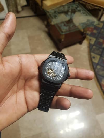 Luxury Patek Philippe Black Matte - Self-Winding Automatic Watch