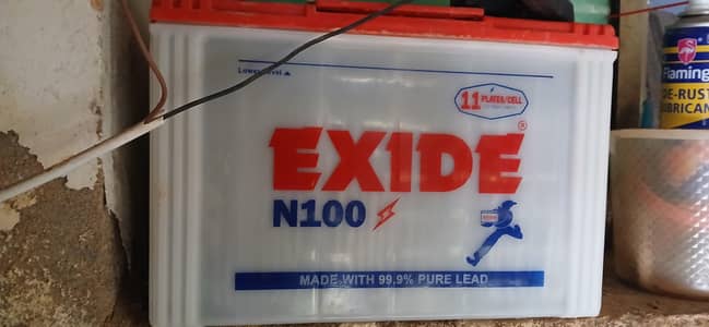 EXIDE N100 BATTERY