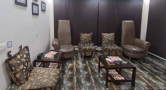 4 wrought iron sofaset (green), pair of 2 Coffee chair (brown)