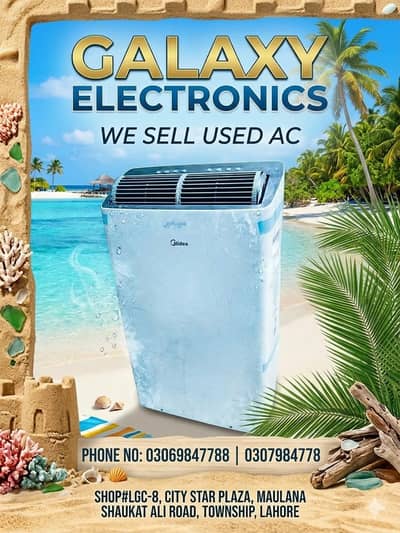 1.25 portable AC/imported AC/110v AC/midea ac/toshiba ac /used lot ac