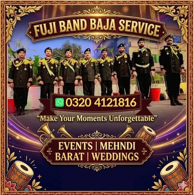 Wedding Band Baja Service | Fauji Band for Mehndi & Barat