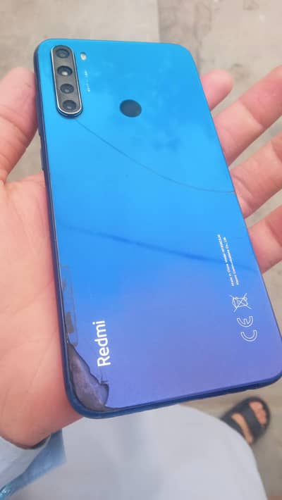 Redmi note 8 side black panel ma lines ha