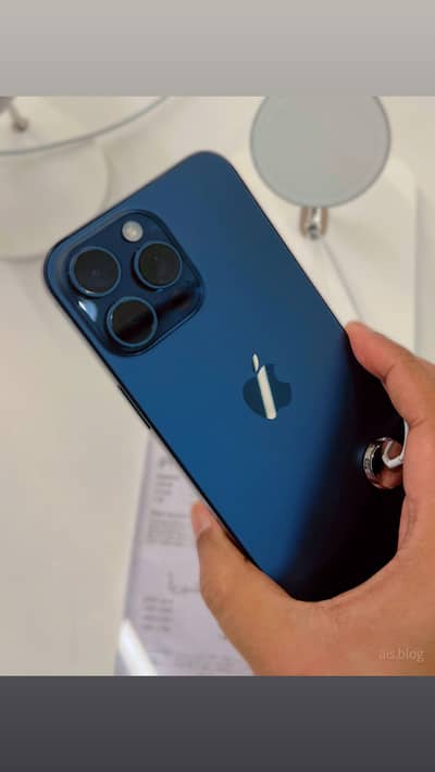 15 pro max jv Blue Titanium 256gb 100BH