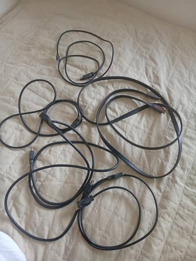 HDMI cables. 5 different size cables