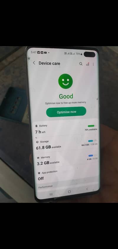 Samsung S10 8gb 128gb noshet noted pH 03339881426