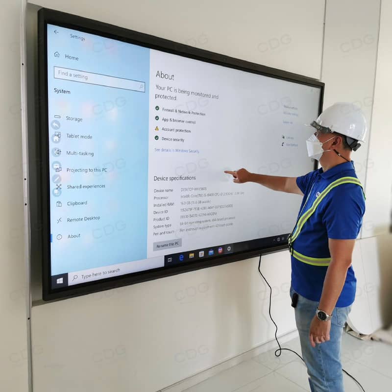 Interactive Touch Screen LED Display for Classroom/interactive flat pa 2