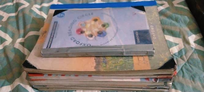 one time used oxford book set for class 7
