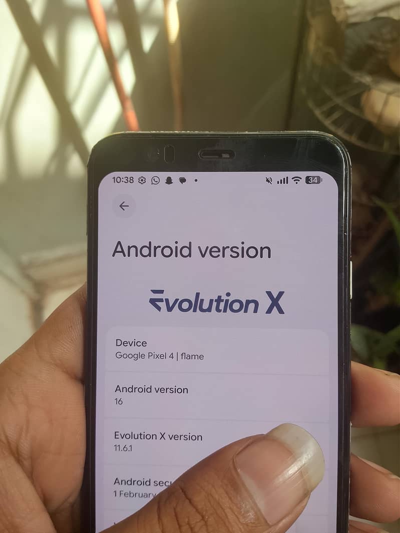 good pixel 4 Android version 16 11