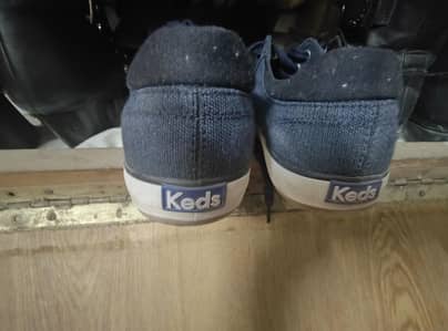 Keds soft foam women size 6.5 blue denim sneakers