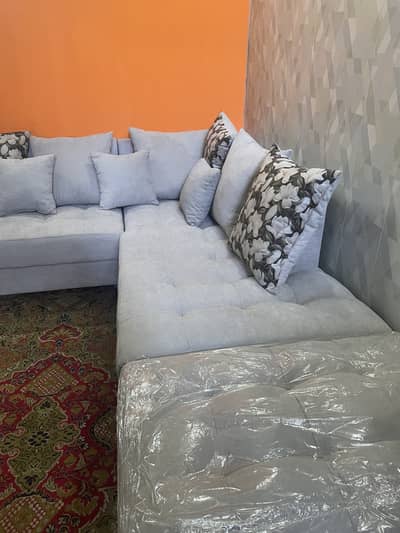 7 Seater wide L shape sofa for sale urgently