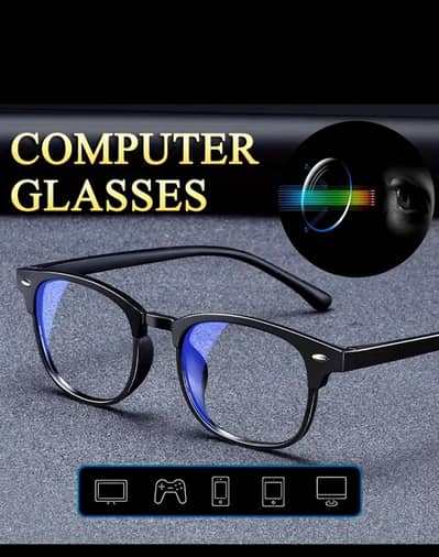Unisex Anti-Blue Light for computer Glasses  | Fashionable Transparent