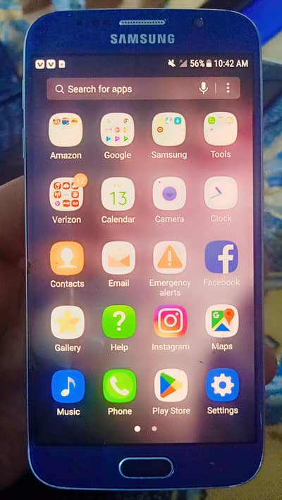 Samsung S6 3gb 32gb front break pta approved exchange possible