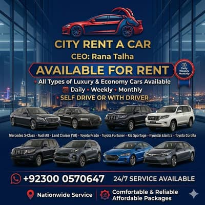 Car Rental Services - Rent a Car - Self Car Rental Booking Available