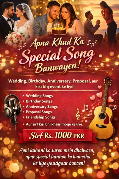 Custom Song Creation – Perfect for Every Special Moment!