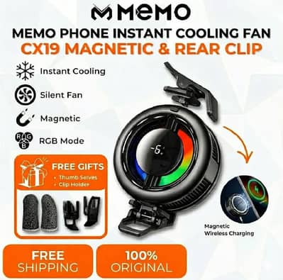 MEMO CX19 / CX15 / CX10 / CX08 PRO / CX07 Magnetic CoolingFan Radiator