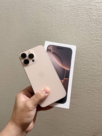 16 pro max 256gb dessert titanium non pta