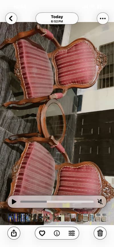 Bed set with room chair set