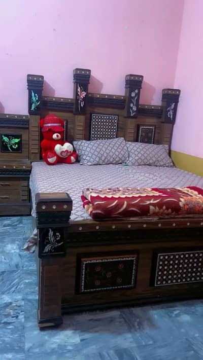 Wooden Bed//Bed Set//King Size Bed//Bed For Sale//Luxury Bed