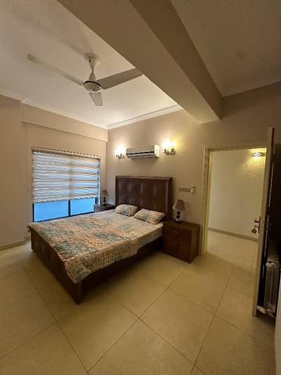 Karakoram Diplomatic Enclave Fully Furnished 2 Bedrooms Apartment Available For Rent