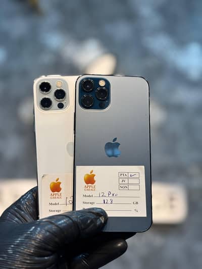 iPhone 12 Pro | 128GB | PTA APPROVED | Blue | White | Box | Battery90