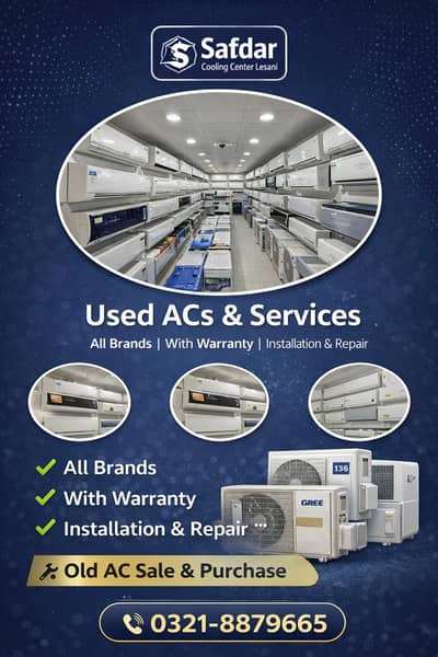 Old & New ACs 1 Ton to 8 Ton Sale & Purchase Orient, Kenwood, Dawlance