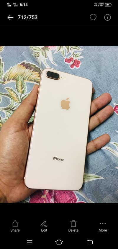i Phone 8 plus 64 GB 10/10 condition pta approved 200/% original phne
