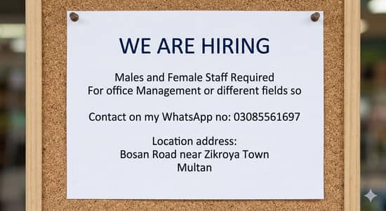 IT Department need females or males