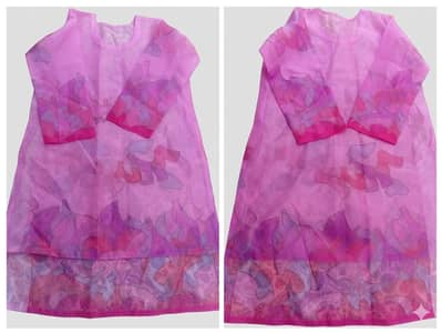 Elegant Pink Printed Kurta