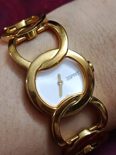Esprit Branded Watch Gold Colour UAE