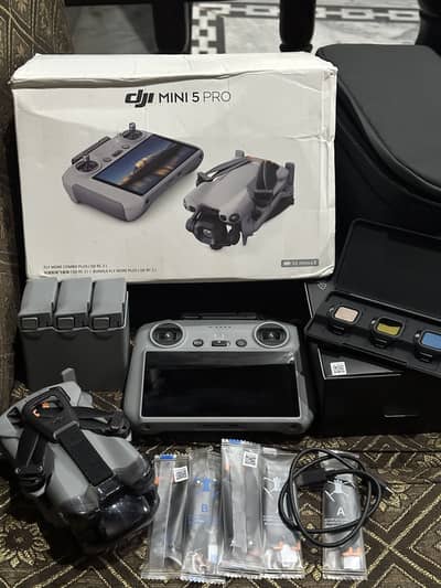 dji mini 5 pro full plus package wala  box open brand new UK import
