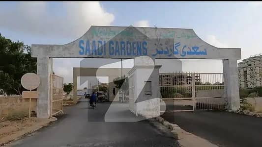 West Open 240 Square Yards Residential Plot Up For sale In Saadi Garden - Block 4