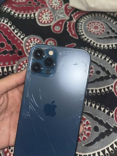 Iphone 12 pro max back glass cracked
