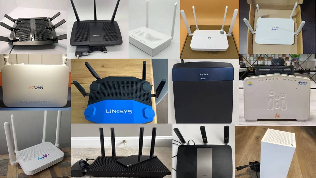 All Kind of Gaming Fiber Cable Wifi Routers Available Tenda, TPlink ...