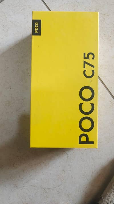 Poco C75 8GB/256GB - Smooth Gaming - Free Cover Included - Box Pack