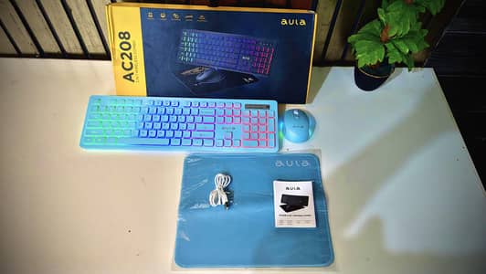 Wireless RGB Keyboard Mouse