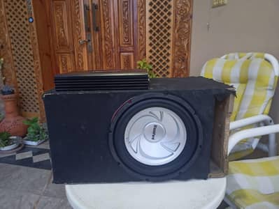 12 inch subwoofer + Amplifier