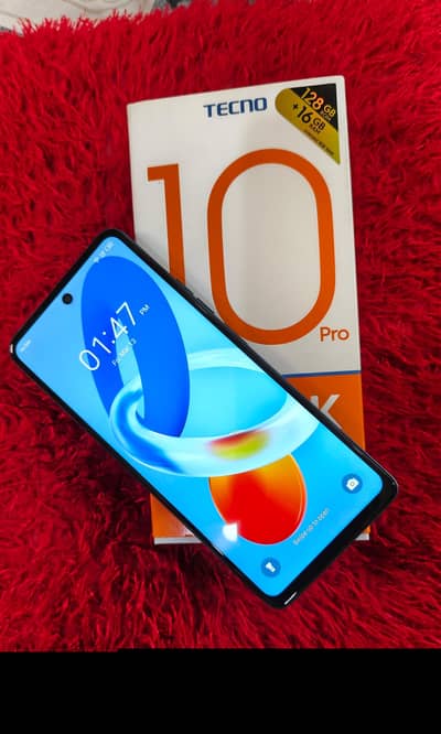 Tecno Spark 10 Pro with BOX 8 GB Ram 128 GB Rom