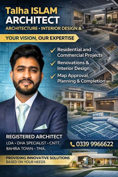 Talha Islam Architecture & Interior best service provider near you