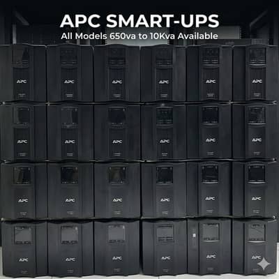APC Smart ups All Models 650va to 10Kva Available