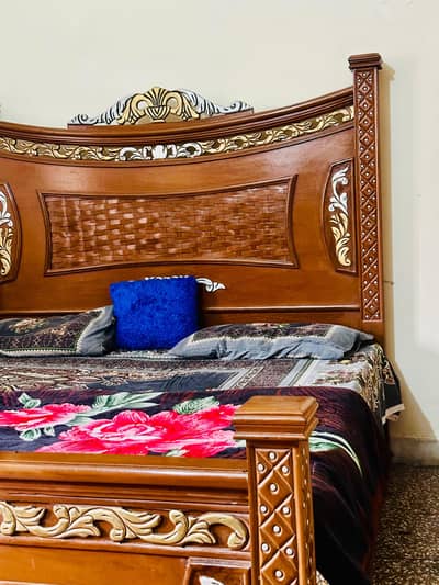 Wooden Bed Set
