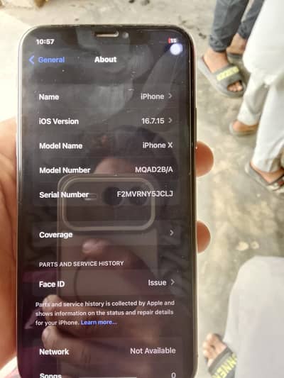 iphone x non pta used all ok buttery health 100